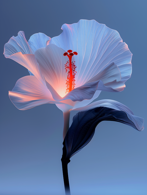 Ethereal Hibiscus Illumination