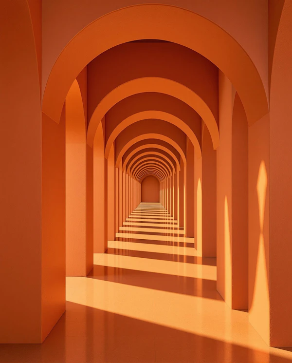 Symmetric Orange Arches