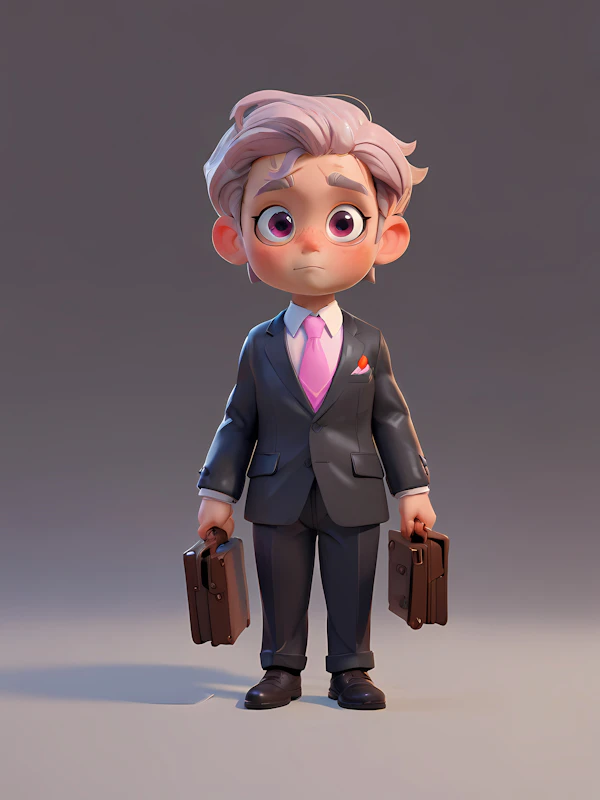 Stylized Cartoon Boy