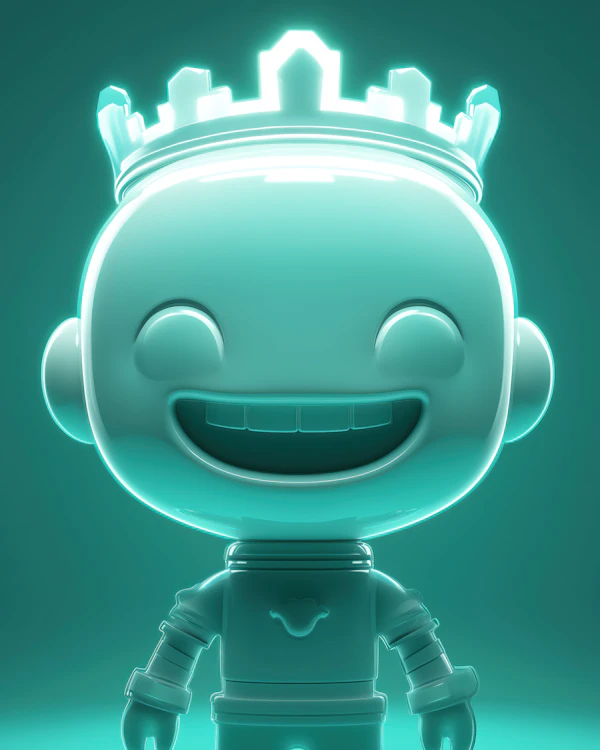 Futuristic Cartoon Glow