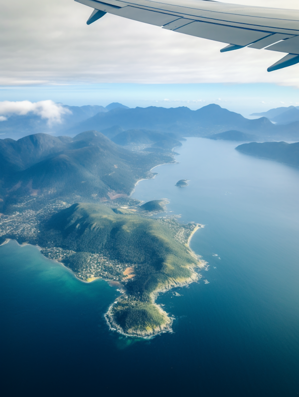 Aerial Coastal Serenity