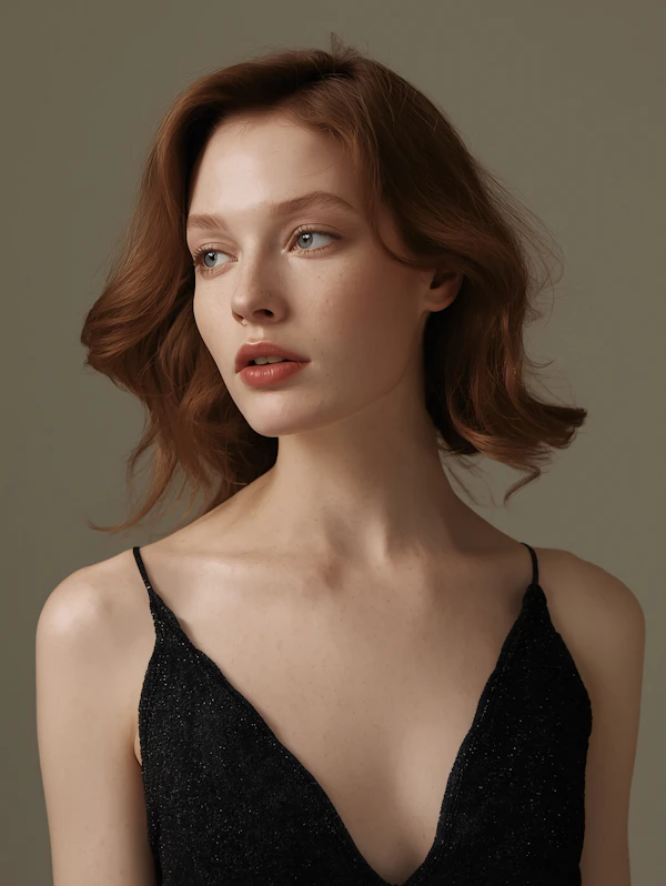 Portrait of Red-Haired Woman