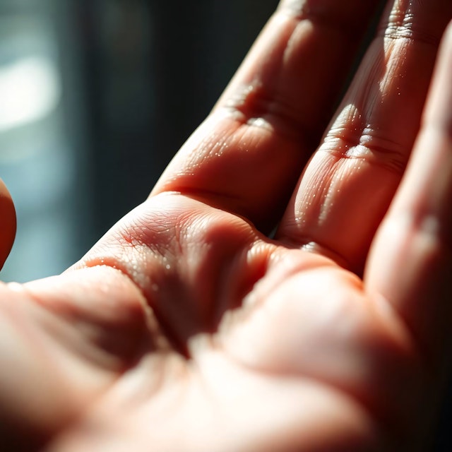 Close-up of Human Hand