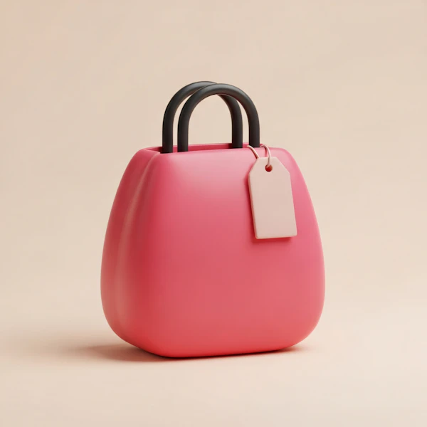 Minimalist Pink Handbag