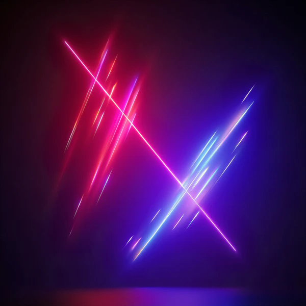 Neon Light Beams