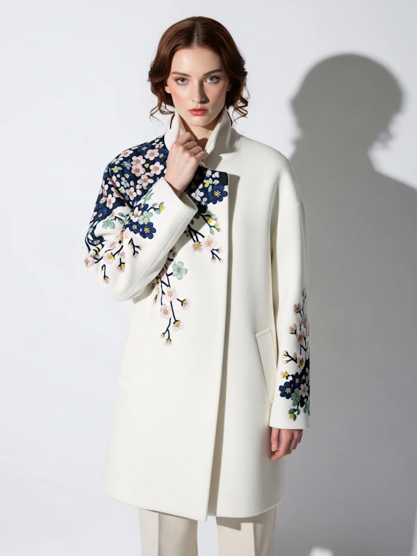Elegant Embroidered Coat