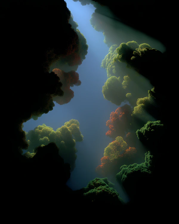 Ethereal Forest Scene