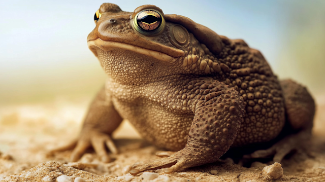 Close-up of a Toad