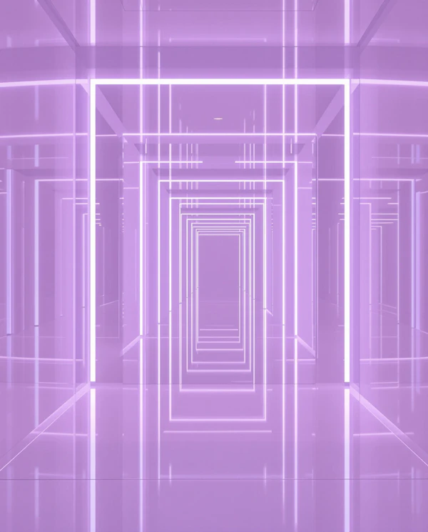 Futuristic Lit Corridor