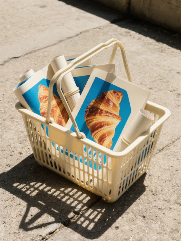 Basket with Posters