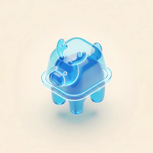 Translucent Moose Art