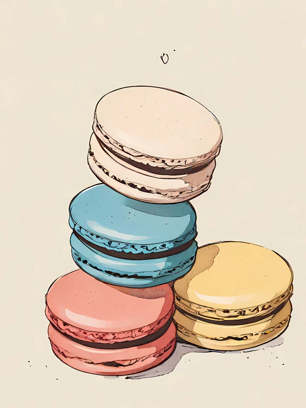 Colorful Macarons