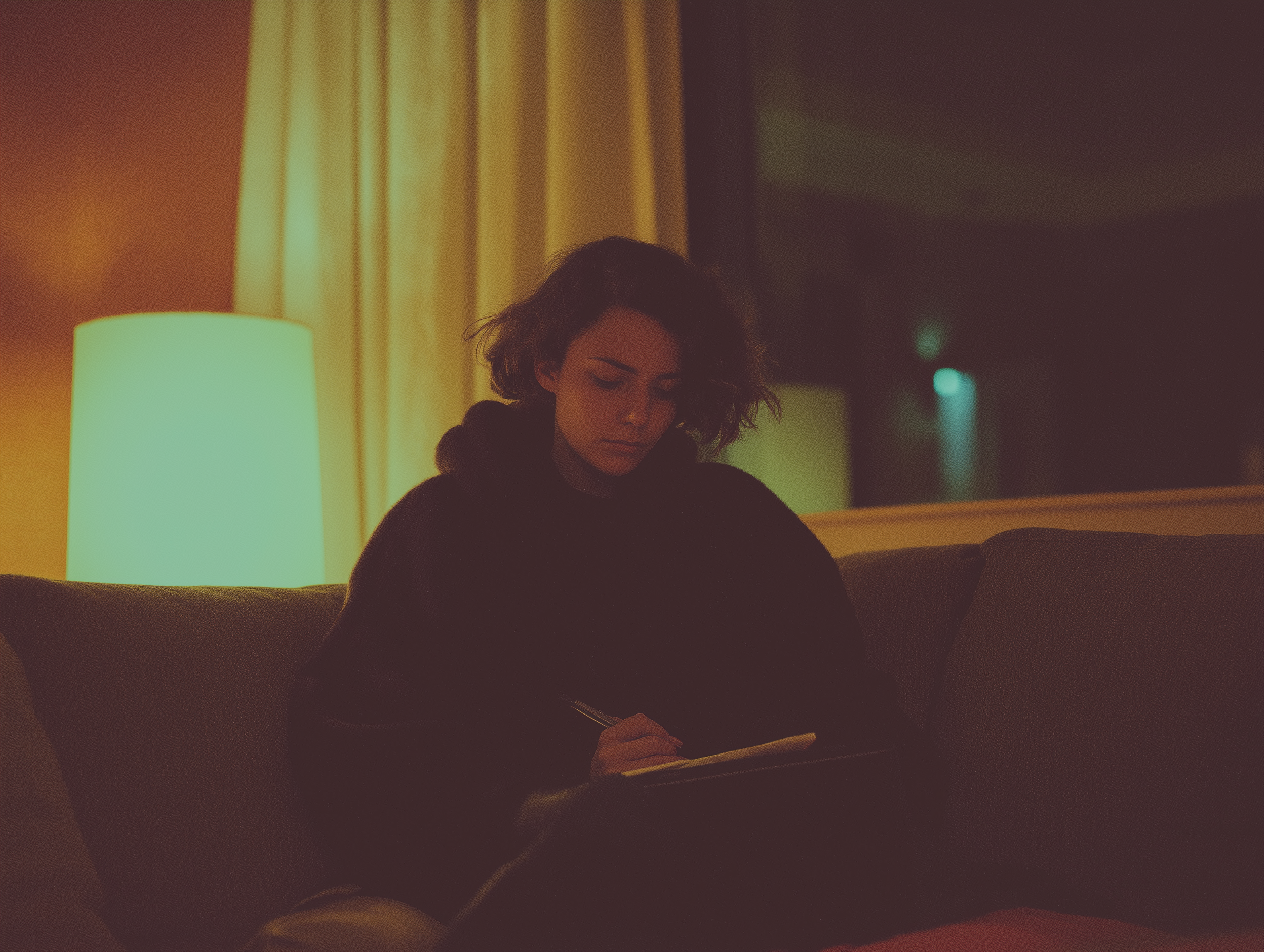 Cozy Writing Scene Photo on Lummi