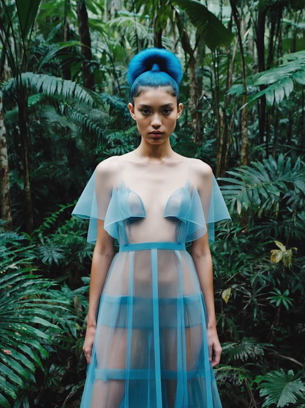 Blue-Haired Jungle Muse