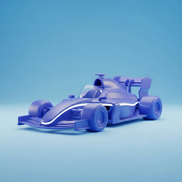 3D Formula 1 Race Car