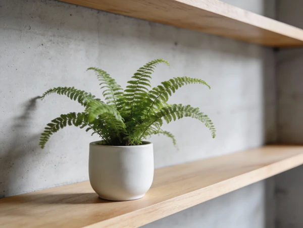 Minimalist Fern Decor