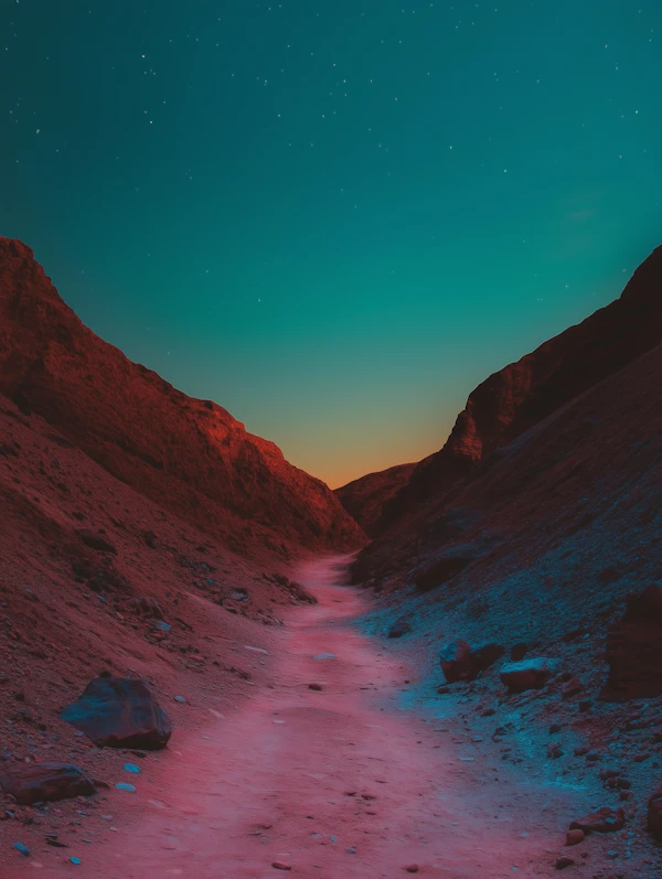 Surreal Desert Canyon