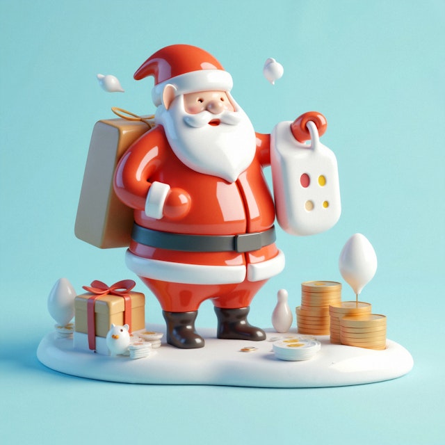 Santa Claus Holiday Scene