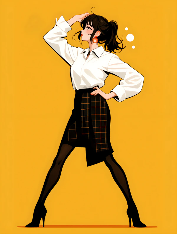 Stylized Woman Illustration