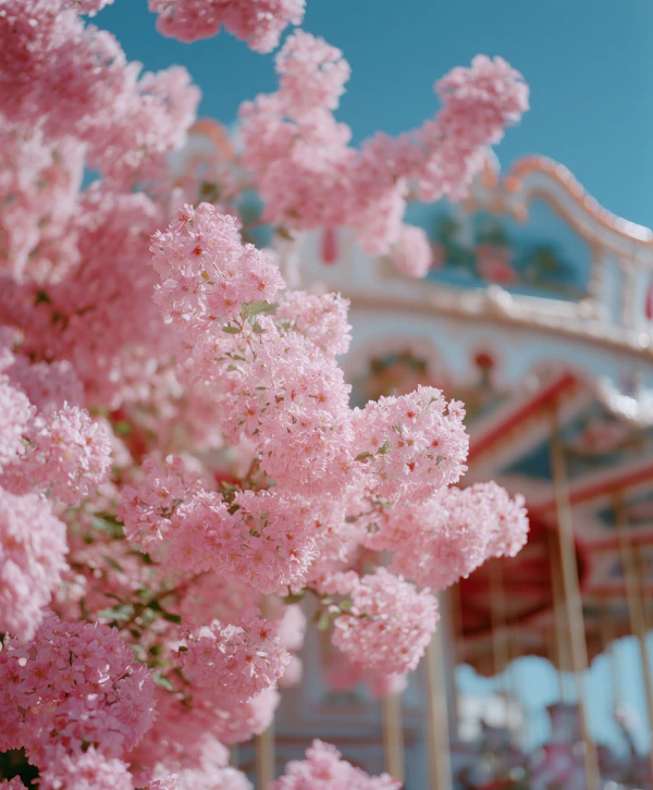 Spring Blossoms Scene