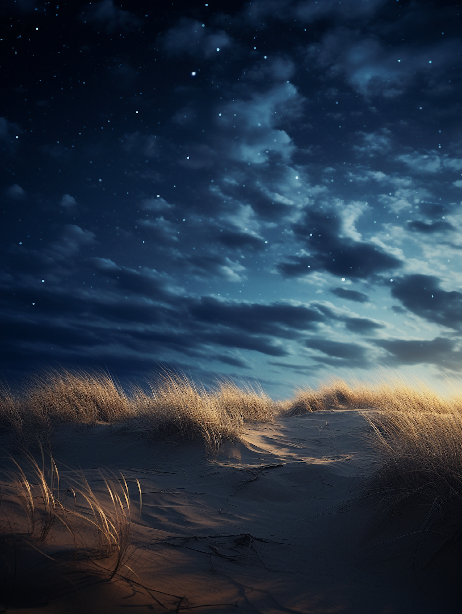 Moonlit Dunescape Serenity