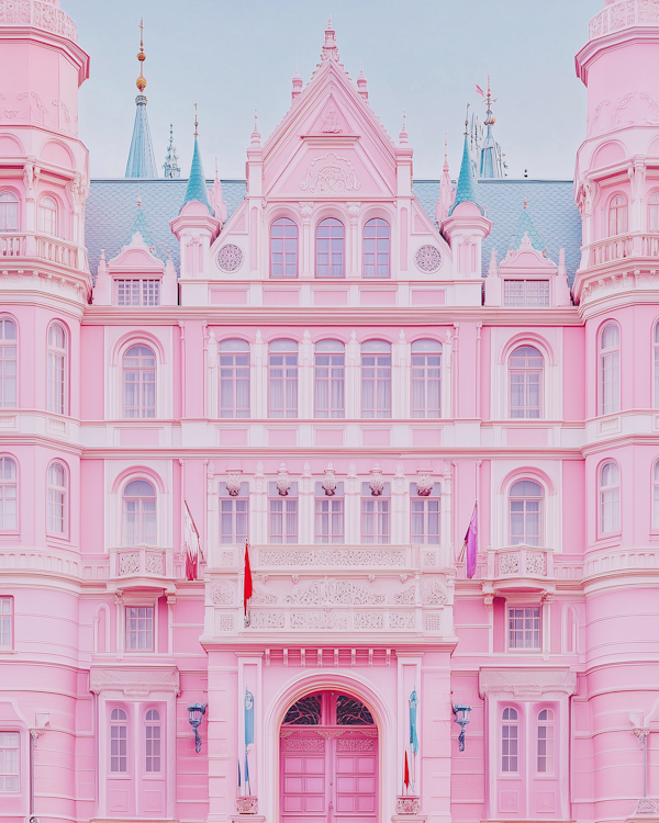 Ornate Pink Building