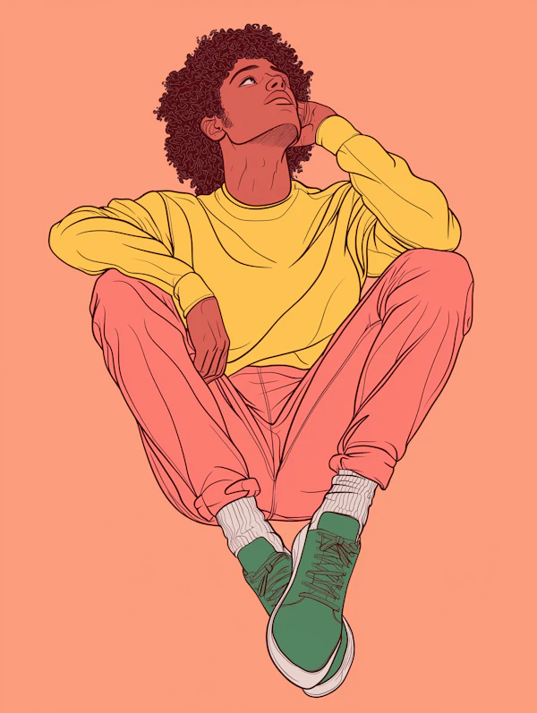 Contemplative Portrait