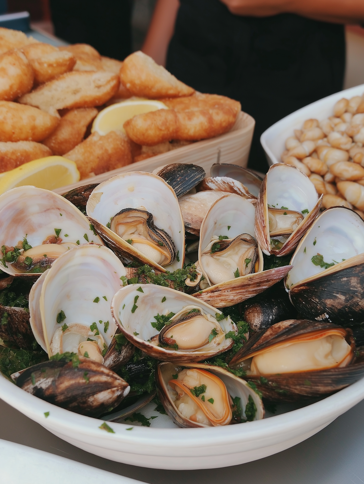 Seafood Dish Close-Up