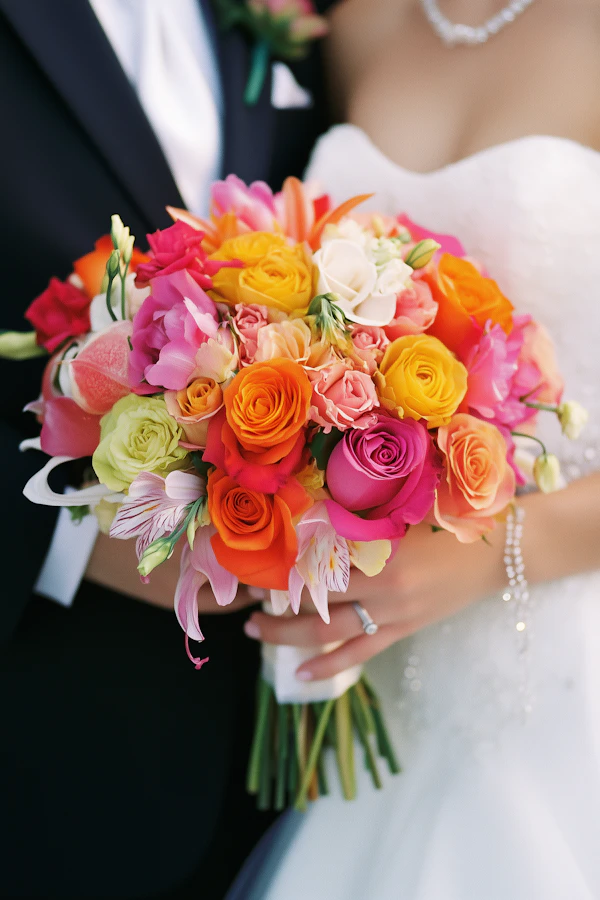 Vibrant Wedding Bouquet