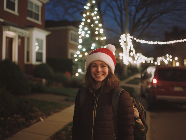 Festive Evening Stroll