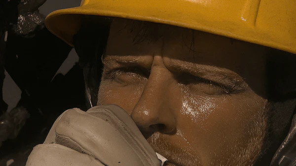 Worker with Hard Hat