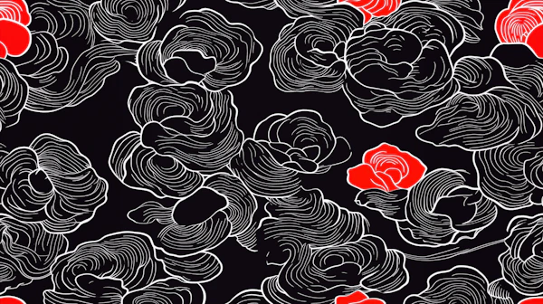 Abstract Floral Design