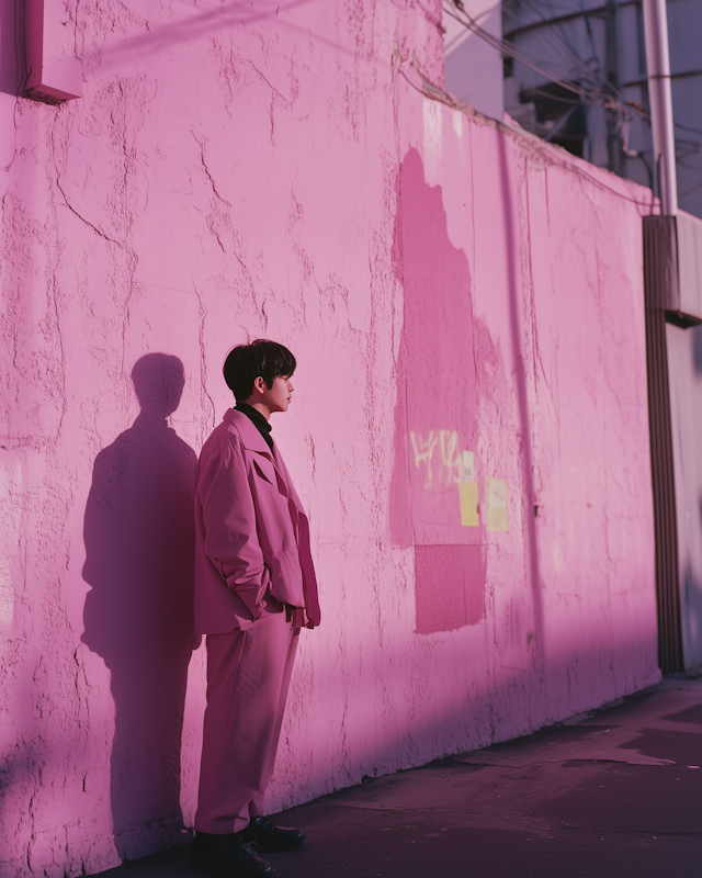 Contemplative Pink Monochrome