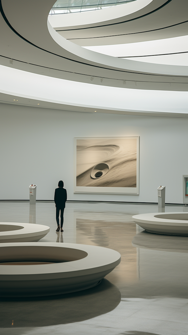 Contemplation in Motion: Solitude at the Modern Art Gallery