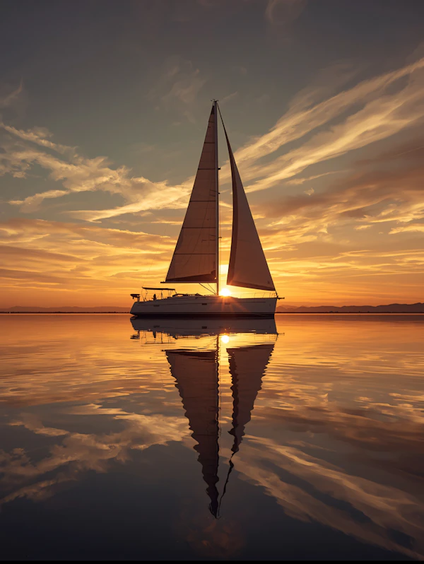 Sailboat at Sunset