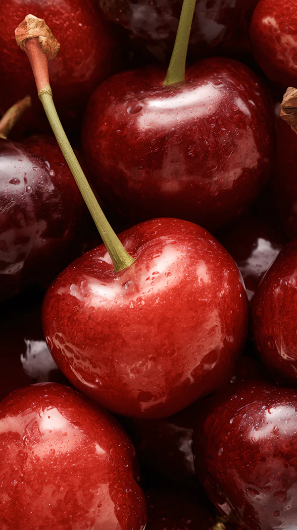 Fresh Ripe Cherries