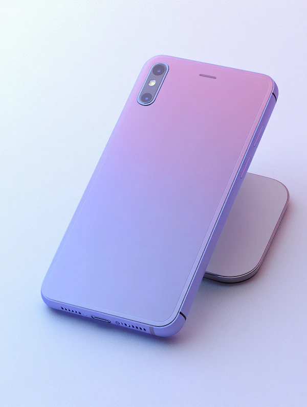 Gradient Smartphone Display