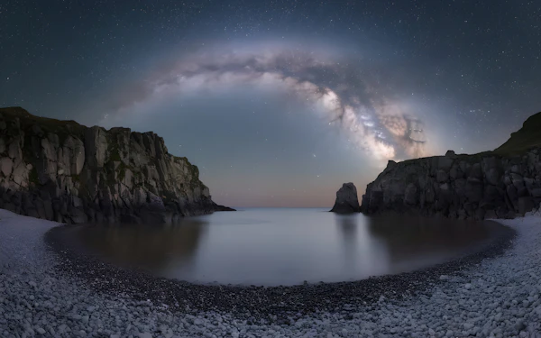Starry Coastal Night