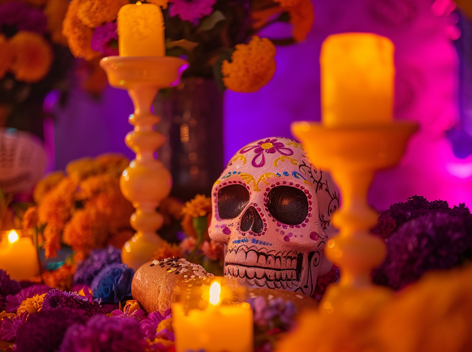 Day of the Dead Celebration Skull