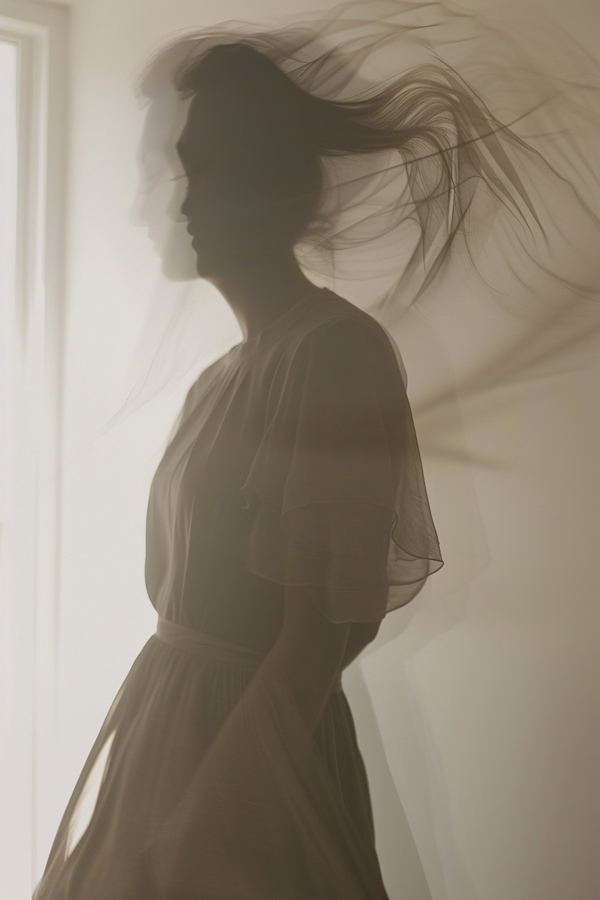 Ethereal Woman Silhouette