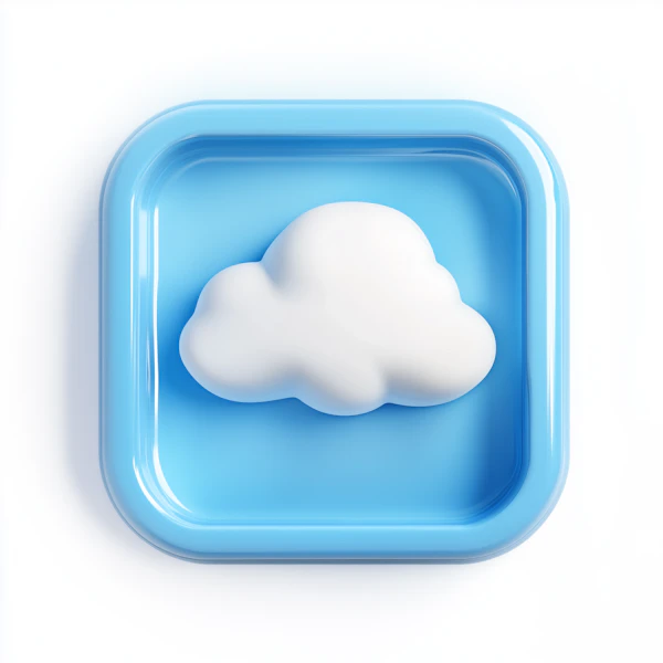 3D Cloud Icon