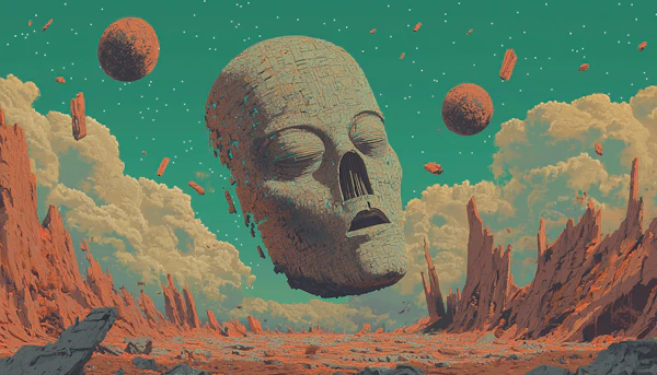 Surreal Alien Landscape