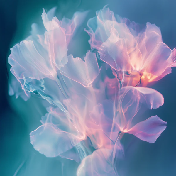 Ethereal Glowing Flowers