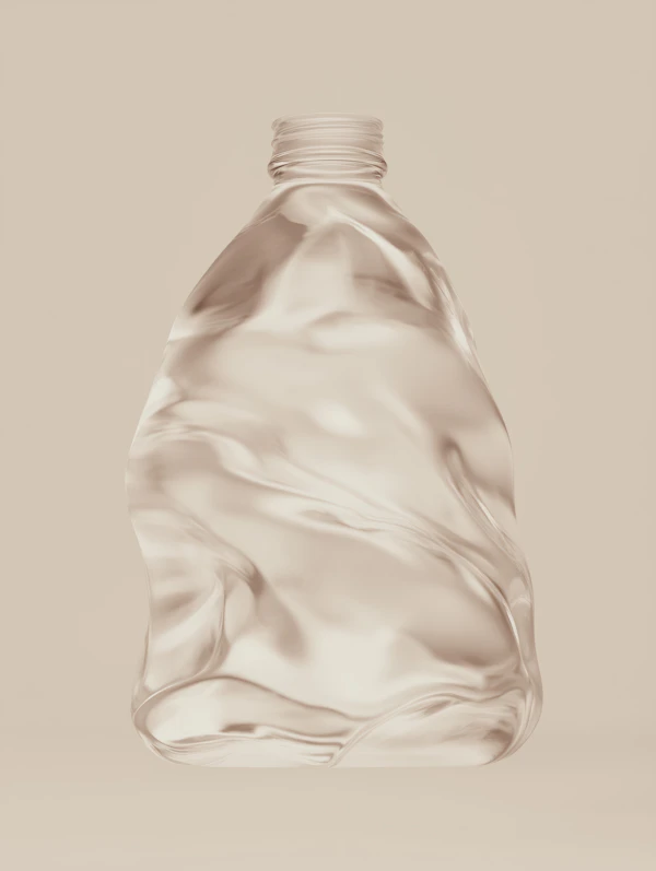 Abstract Plastic Bottle