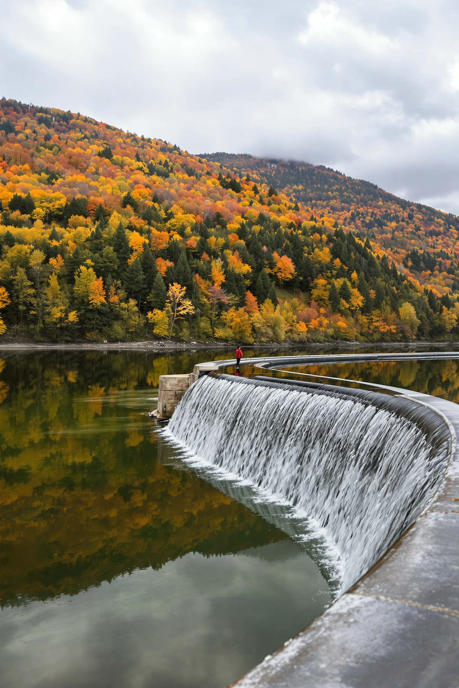 Serene Waterfall Landscape