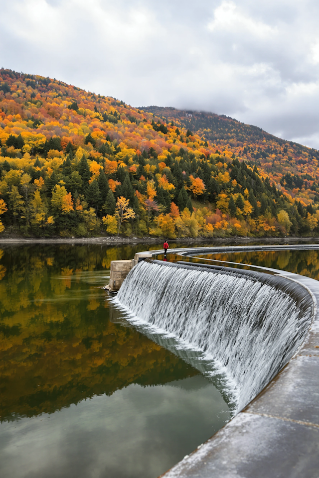 Serene Waterfall Landscape