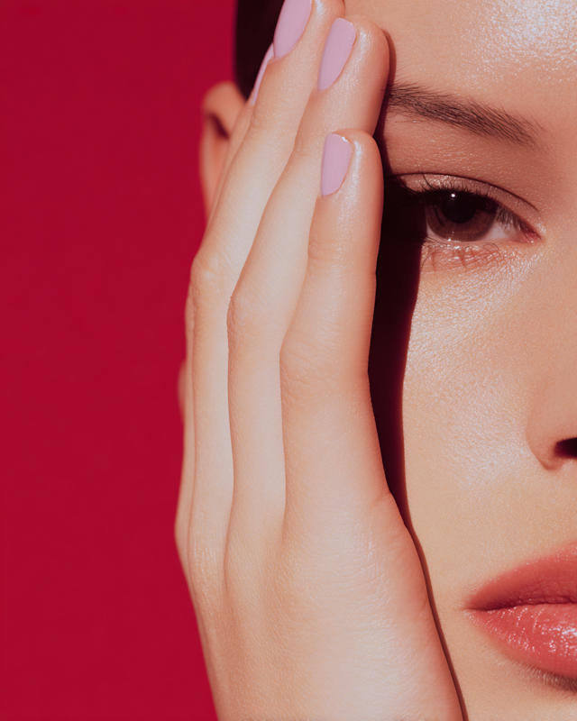Elegant Face Close-Up
