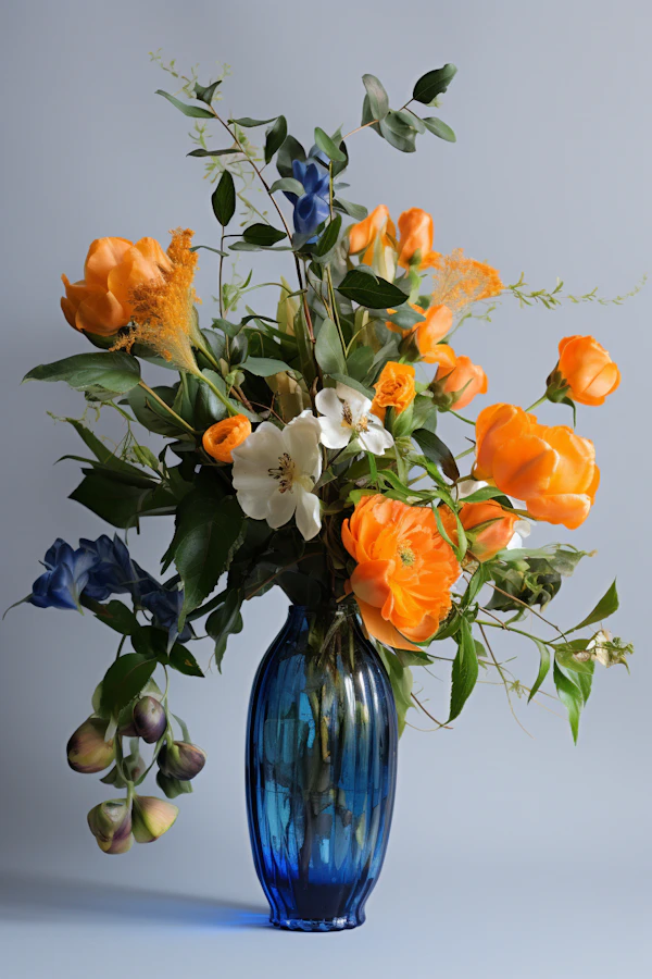 Vibrant Serenade in Blue