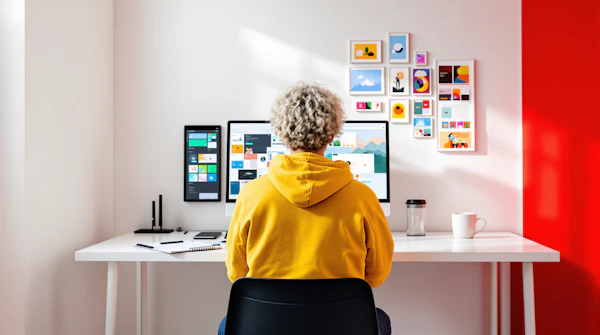 Modern Workspace Scene