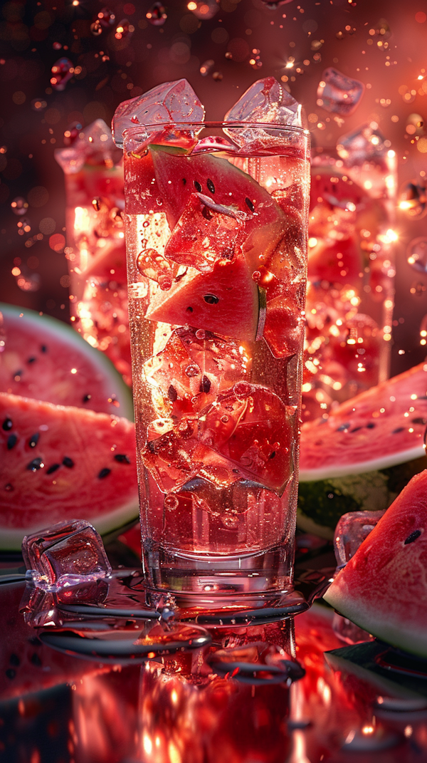 Festive Watermelon Drink